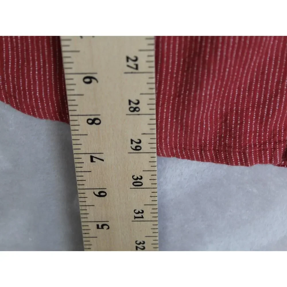 Vintage Banana Republic Shirt Mens Medium Red Mill Valley 80s 90s USA Safari